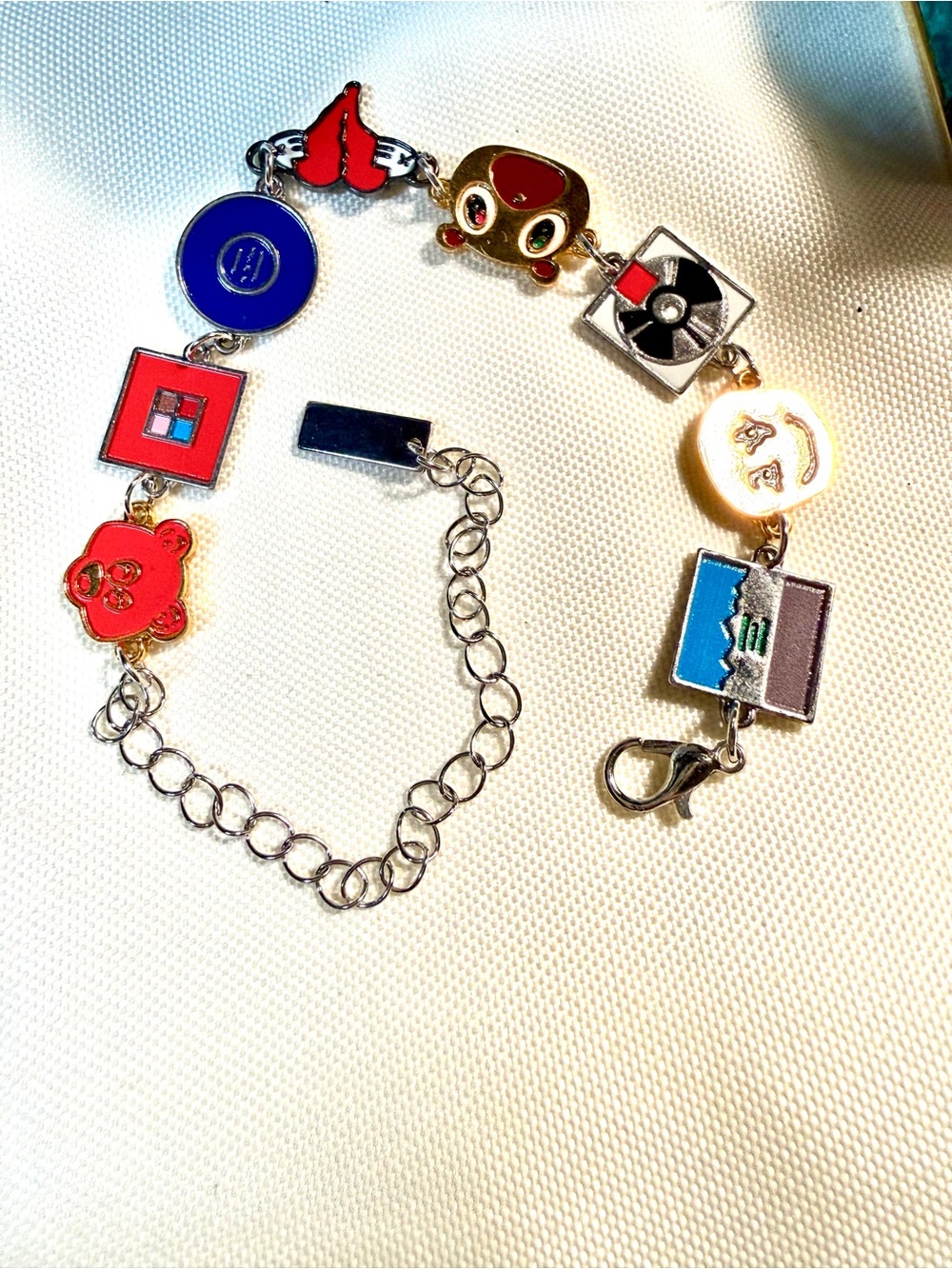 Kanye West Graduation Charm Bracelet Album Cover Graduation Rap Unisex